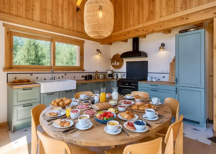 Chalé Sublime Semi Detached Facing The Mont Blanc