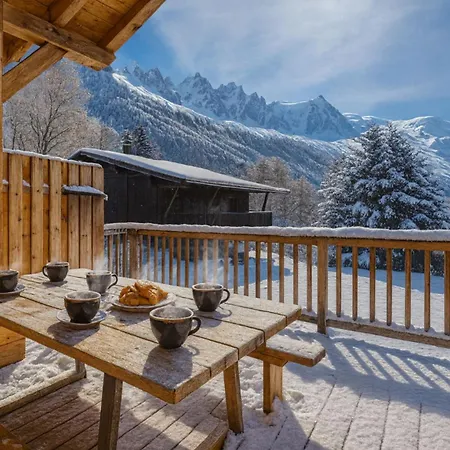 샬레 Cosy With Views Of Mont Blanc